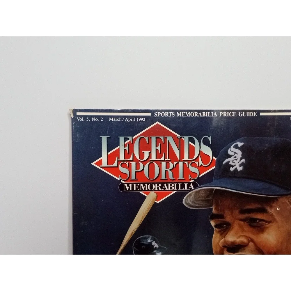 Legends Sports Memorabilia Price Guide Vol 5, No. 2 Mar/Apr 1992 Frank Thomas